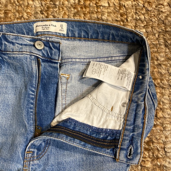 Abercrombie and Fitch The Skinny High Rise Jean Sz. 27 R - Picture 6 of 7